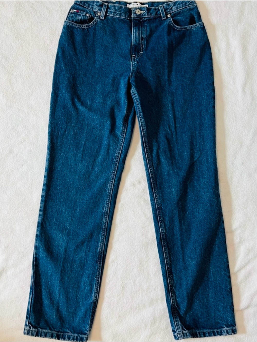 Y2K Tommy Hilfiger Straight Leg Jeans Vintage 100% Cotton Size 10